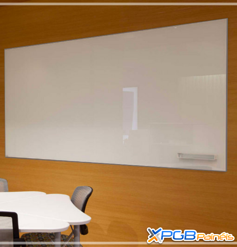 Imagem Principal - Quadro Branco de Vidro SP Personalizado - Sob Medida - PGB Painéis